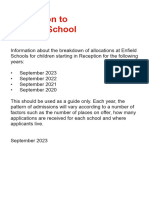 Reception Allocation Breakdown 2023 Education