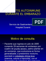 Hepatitis Autoinmune Durante El Embarazo Caso