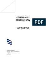 LAW 3011 Comparative Contract Law Course Book 2021-2022