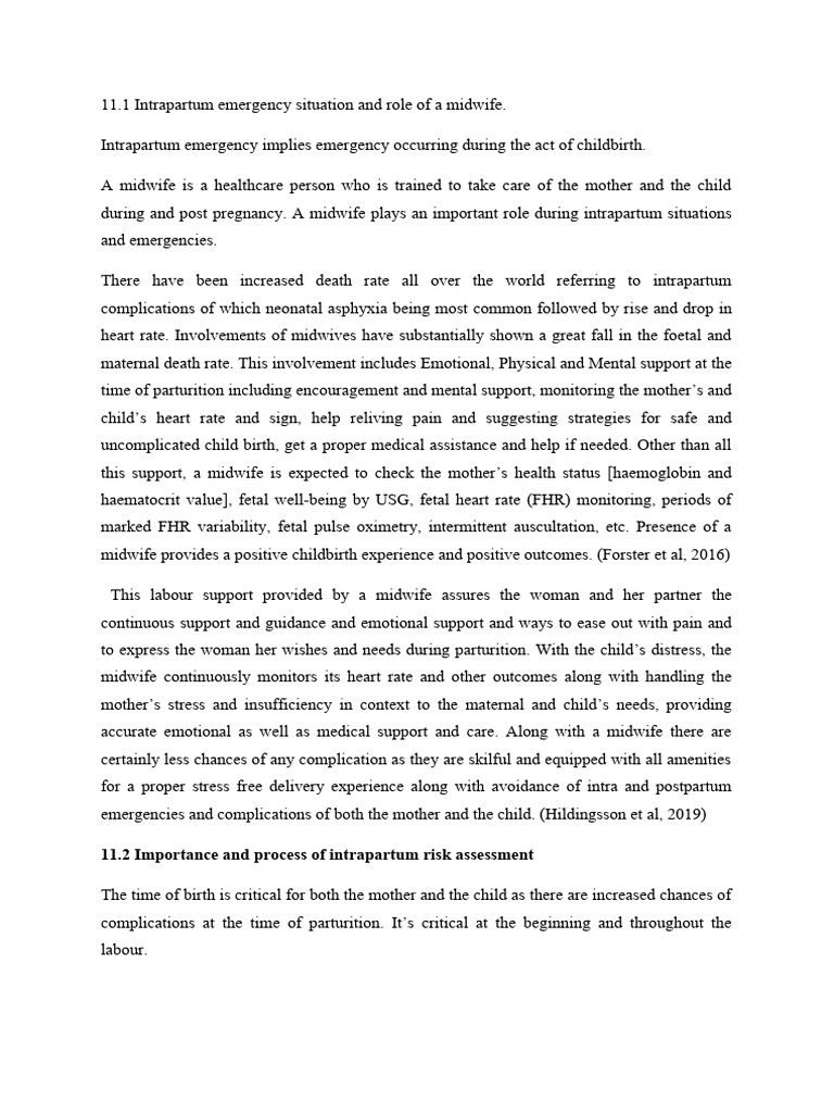 Midwife intelligence overview