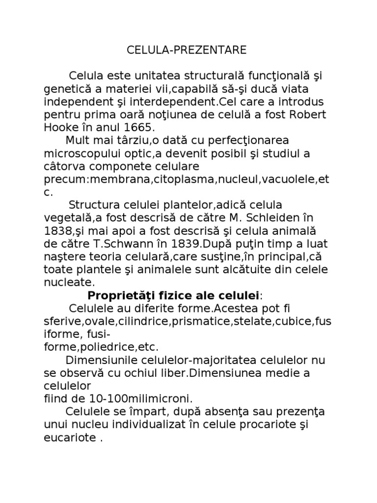 CELULA | PDF