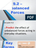9.2 - Unbalanced Forces