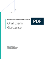 International Certificate Oral Exam Guidance