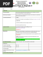 Q1 ENGLISH DLP - Singular and Plural Noun 1