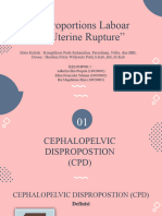 Disproportions Laboar and Uterine Rupture