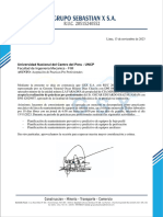 CARTA DE ACEPTACION DE PRACTICAS PRE PROFECIONALES GSX Rev02