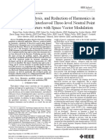 Modeling, Analysis, and Reduction of Harmonics in Paralleled and Interleaved Three-Level Neutral Point Clamped Inverters With Space Vector Modulation