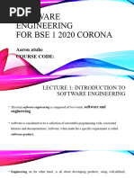 Software Engineering 1