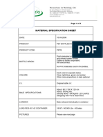 Specification Sheet PETB