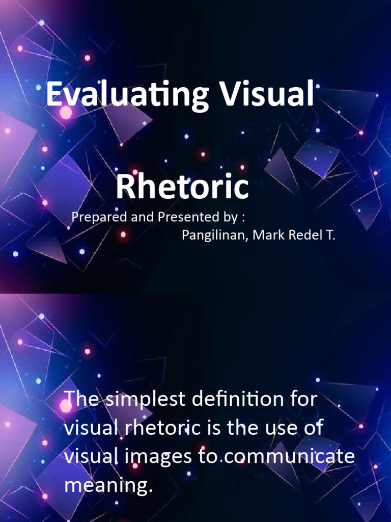 Understanding Visual Rhetoric Basics | PDF | Language Arts & Discipline