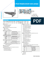 Low Noise Triple Fixed Displacement Vane Pumps SQP Series: Model Code