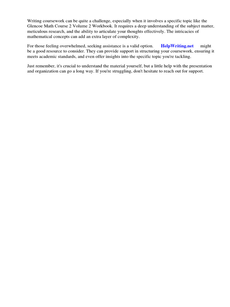 Glencoe Math Course 2 Volume 2 Workbook PDF Pay Pal Http Cookie