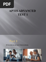 APTIS Advanced Practice Test Answers | PDF
