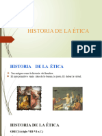 Historia de La de La Ética