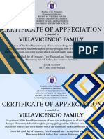 Blue and Purple Certificate of Achievement Award Template