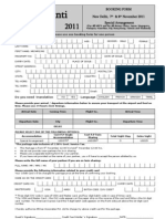 Booking Form - SA