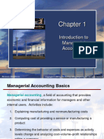 Topic 1 - Intro To Managerial Accounting