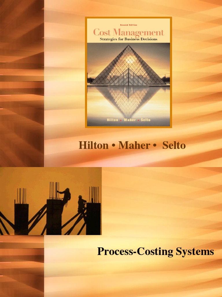 Topic 3 Process Costing Pdf Cost Of Goods Sold Inventory