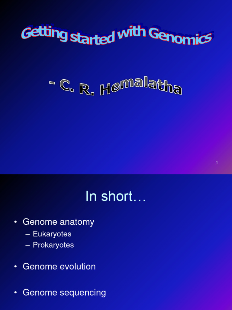 Introduction To Genomics Pdf Genome Gene
