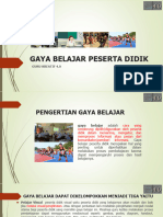 Gaya Belajar Peserta Didik