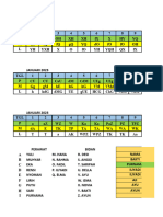 Jadwal Cil 2023 - Juli