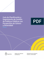 Guia de Planificacion y Seguimiento de Gestion de Politicas Publicas Con Perspectiva de Genero y Diversidad