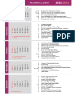 Academic Calendar - 2023-24