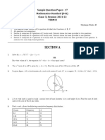 Mathematics Standard (Term-2) 2022 Set - 17
