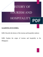 History of Tourism and Hospitality