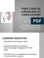 Third Stage of Labour and Its Complications