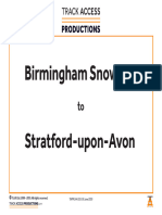 Birmingham Snow Hill To Stratford Signalling