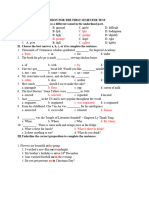 E7 - Revision For The First Semester Test