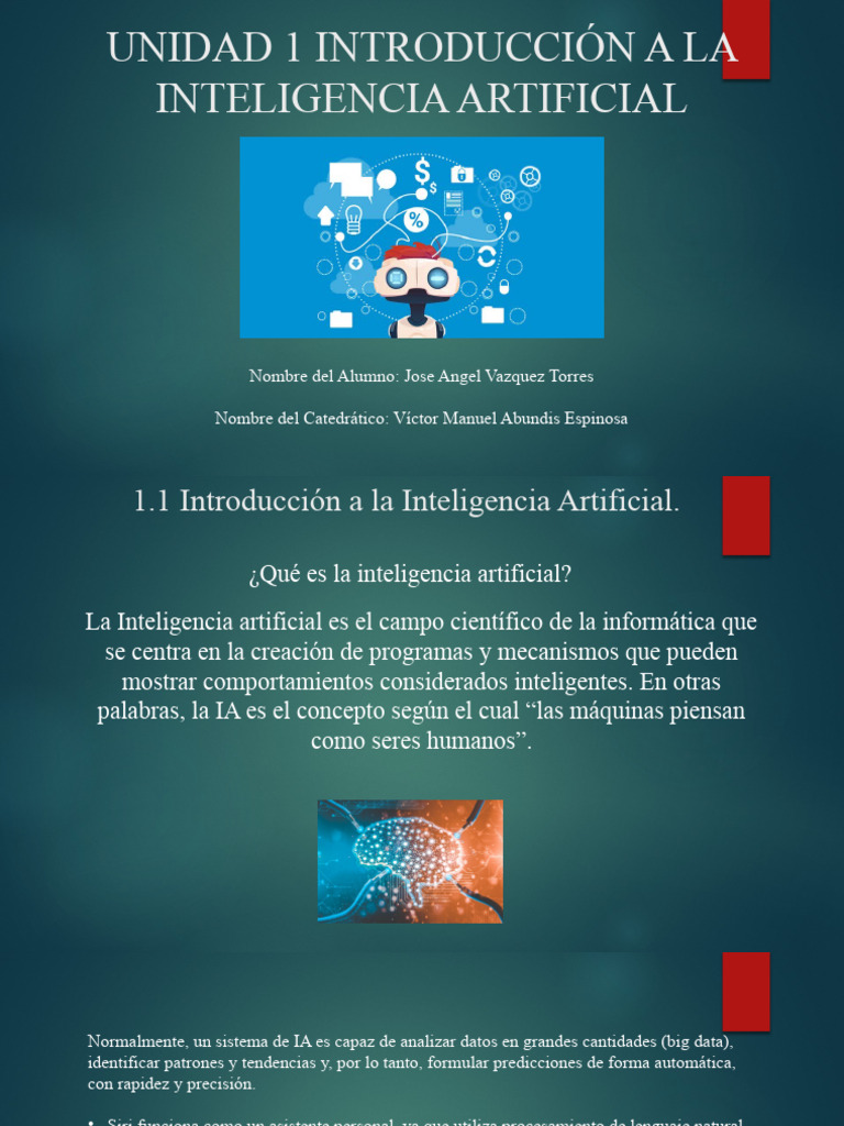 Introducción a la Inteligencia Artificial | PDF
