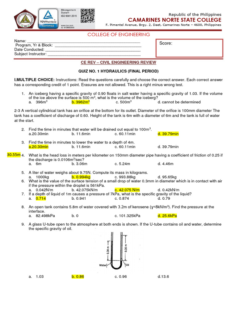ENGINEERING HYDROLOGY QUESTIONS AND ANSWERS PDF visual data 4