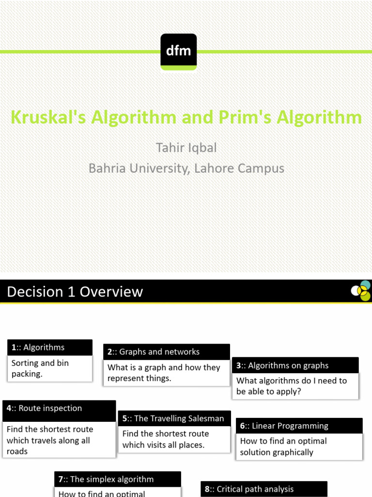 Week17 Kruskal S Algorithm and Prim S Algorithm 11012023 101135pm ...