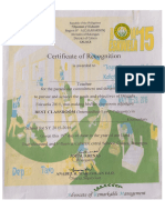 Photocopy of Certificates