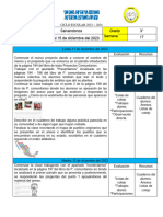 Semana Del 11 Al 15 de Diciembre Del 2023