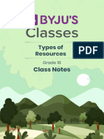 Types of Resources - SUB