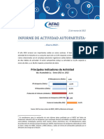 AFAC - Informe Actividad Autopartista (Ene 2022)
