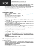 Electric Potential & Capacitance - 1-12