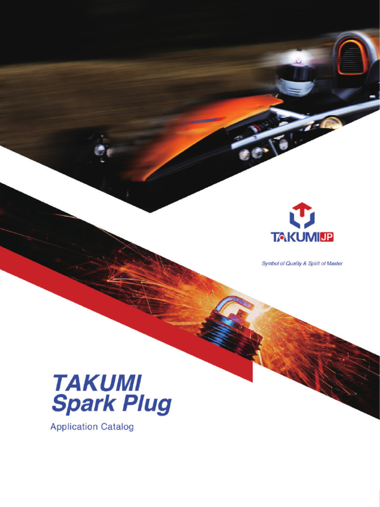 たくみ TAKUMI Spark Plug Application Guide | PDF | Ignition System | Welding