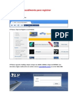 Procedimento para Registrar Efly