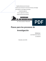 Tarea 1 Pasos Del Proceso de Investigacion