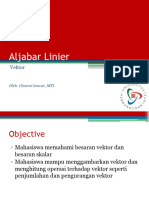 Aljabar Linier: Vektor