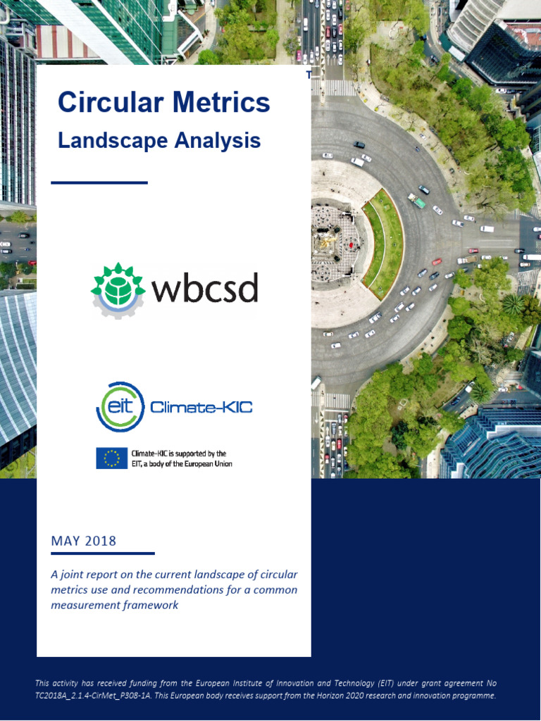 Circular Metrics Landscape Analysis Report | PDF | Life Cycle ...