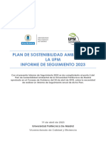 Informe Anual Seguimiento Plan Sostenibilidad 2023