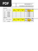 Anexo 18. Programación y Registro de Mantenimiento