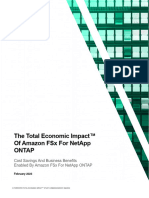 Total Economic Impact of Amazon FSX For Netapp Ontap Forrester Study