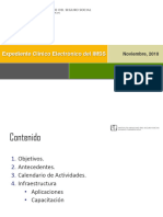 Expediente Clínico Electrónico Del IMSS: Noviembre, 2010