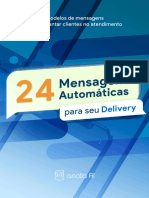 24 Mensagens Automaticas para Seu Delivery